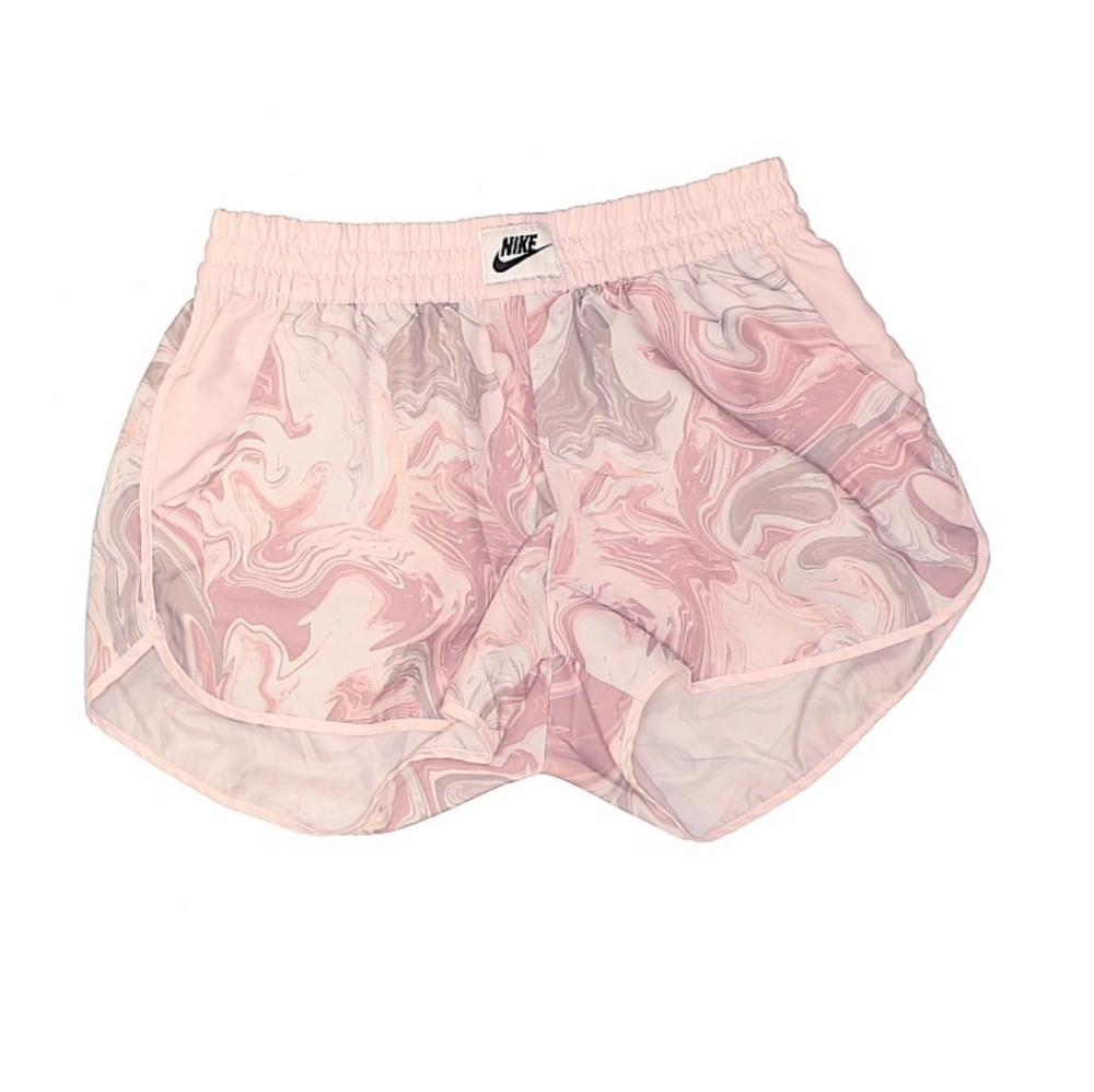 Nike Women's Athletic Shorts in Pink and Gray Marble